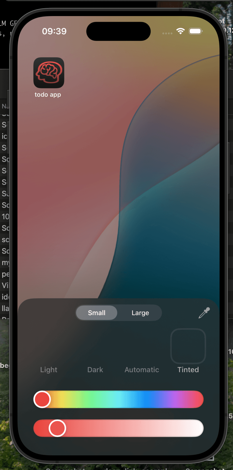 iOS Tinted Icon Preview