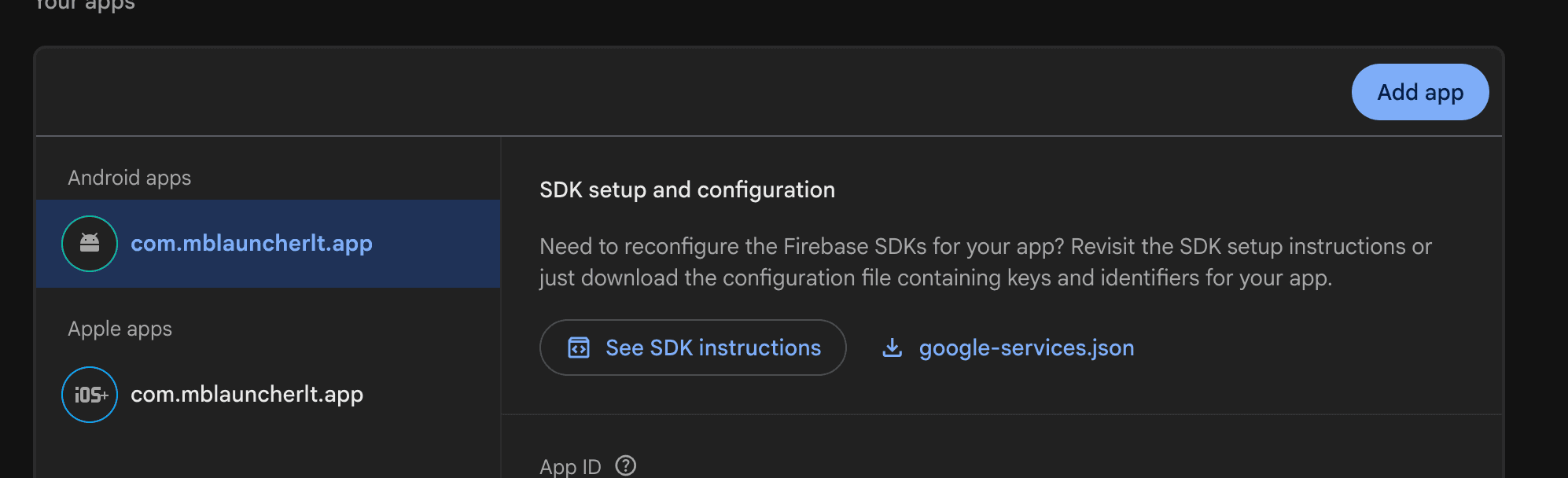 Firebase Register Android App