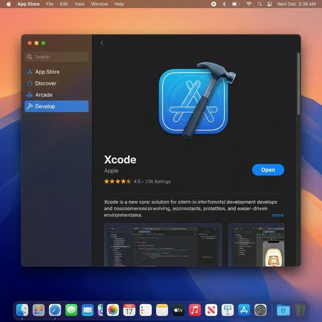 Xcode App Store Page